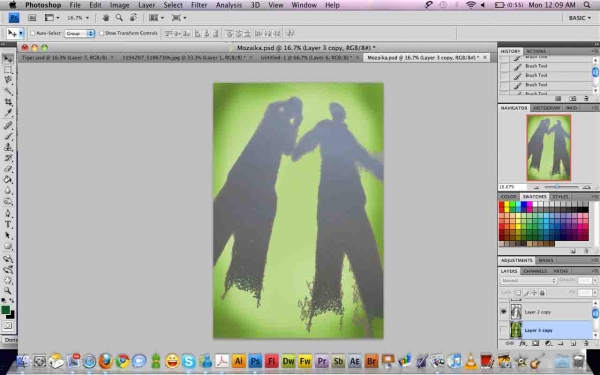 Creation of Mosaic: Step 2